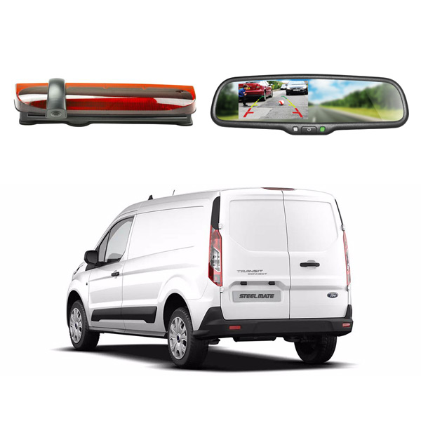 Ford Transit Connect 2014 Rear Camera & 4.3 Inch Mirror Monitor Bundle